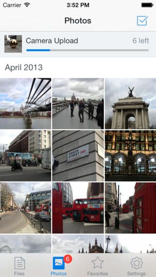 Dropbox 3.0 for iOS (iPhone screenshot 001)
