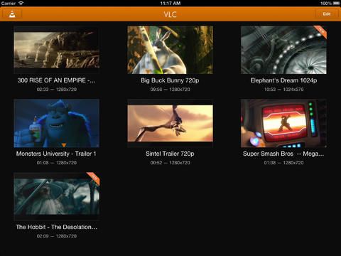 VLC 2.1 for iOS (iPad screenshot 001)