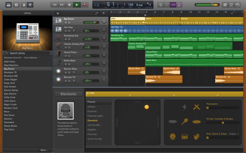 GarageBand 10.1 for OS X Mac screenshot 001
