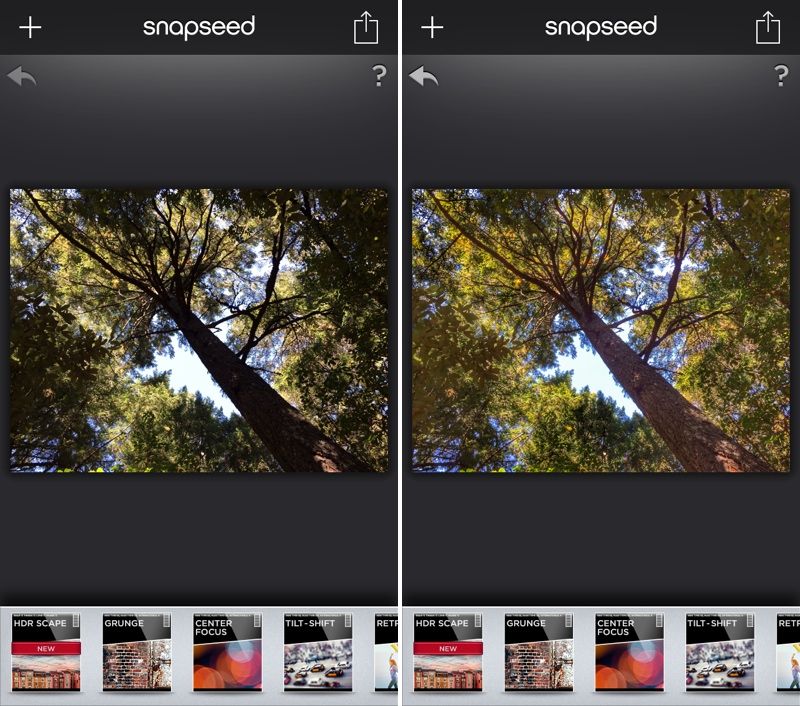 Snapseed 1.6 for iOS (iPhone screenshot 002)