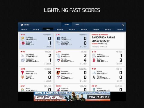 CBS Sports 6.0 for iOS (iPad screenshot 003)