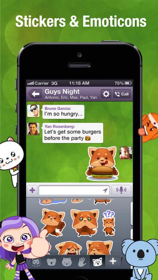 Viber 4.0 for iOS (iPhone screenshot 001)