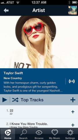 Rhapsody 3.4 for iOS (iPhone screenshot 005)