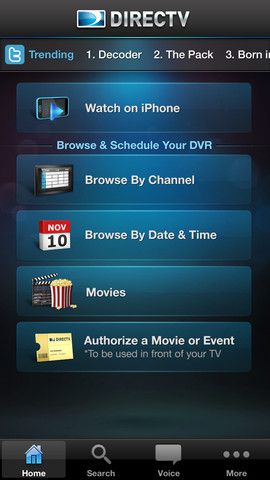 DirecTV 2.5 for iOS (iPhone screenshot 004)