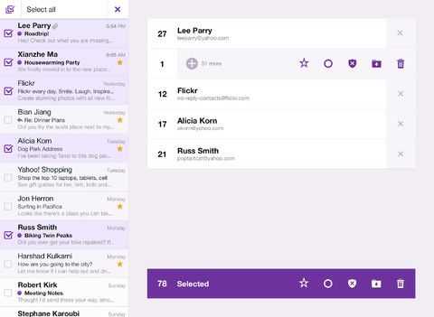 Yahoo Mail 1.5 for iOS (iPad screenshot 002)