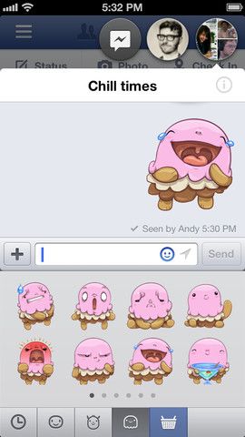 Facebook 6.1 for iOS (iPhone screenshot 003)