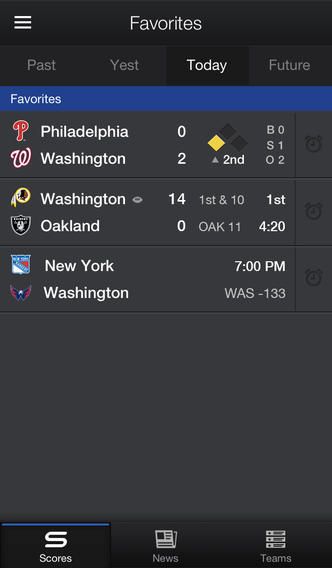 Yahoo Sports (iPhone screenshot 001)