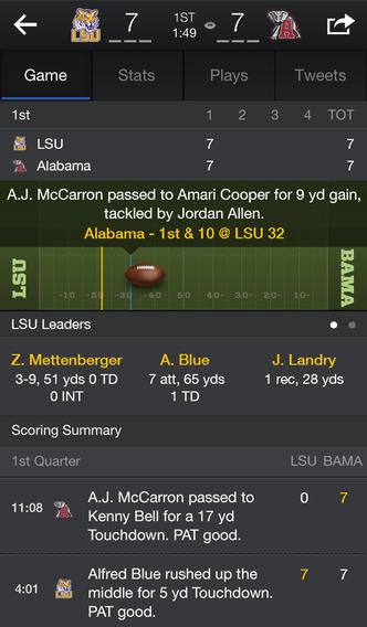 Yahoo Sports (iPhone screenshot 002)