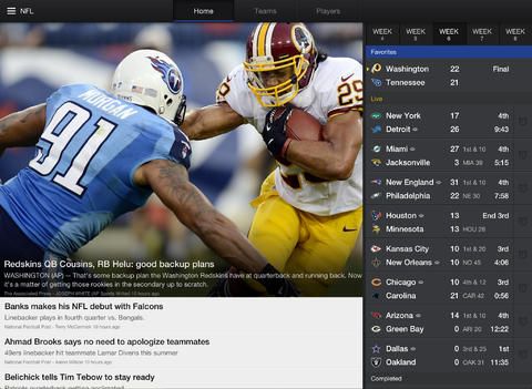 Yahoo Sports (iPad screenshot 001)