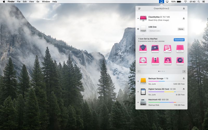 CleanMyDrive 2 for OS X Mac screenshot 004