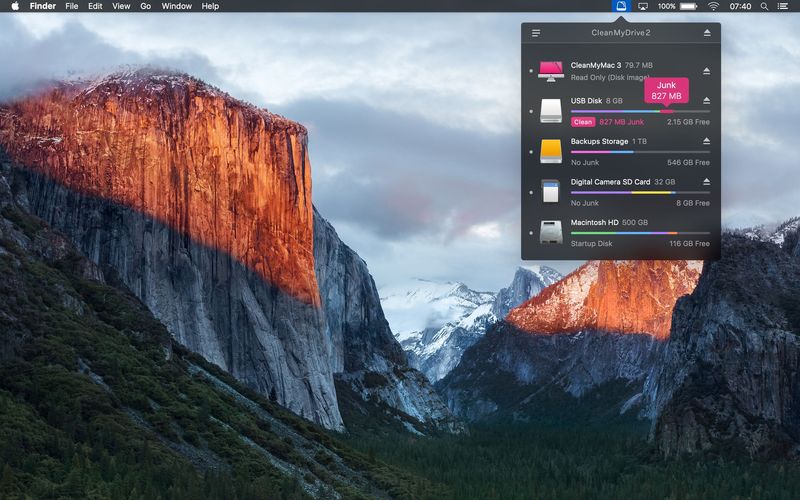 CleanMyDrive 2 for OS X Mac screenshot 003
