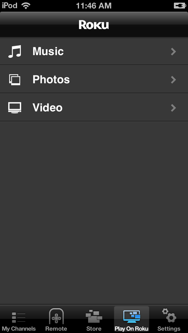 Roku for iOS (Play on Roku 002)