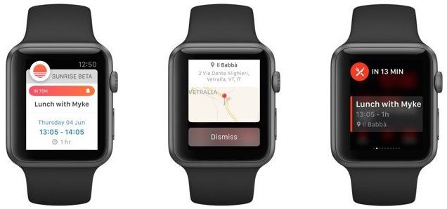 Sunrise Calendar for Apple Watch screenshot 002