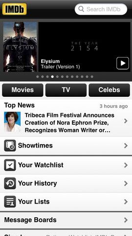 iMDB 3.2 for iOS (iPhone screenshot 001)