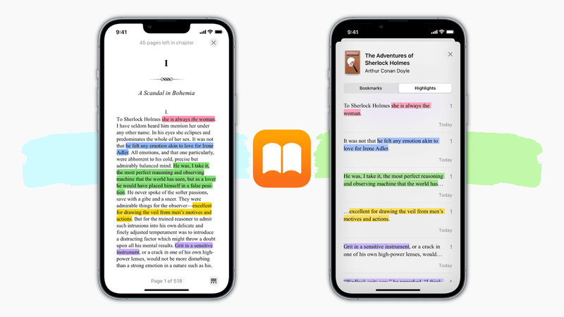 Mettez en surbrillance et ajoutez des notes dans Apple Books