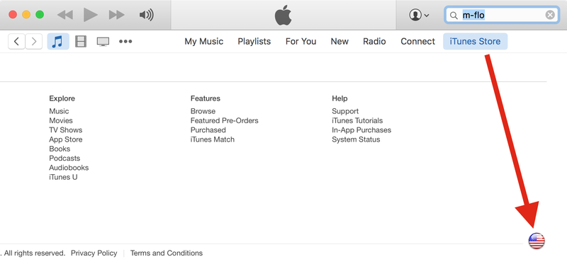 Changer de magasin iTunes
