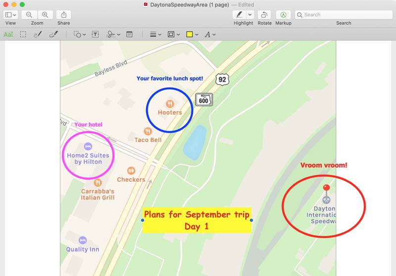 Preview Marked Up Map PDF