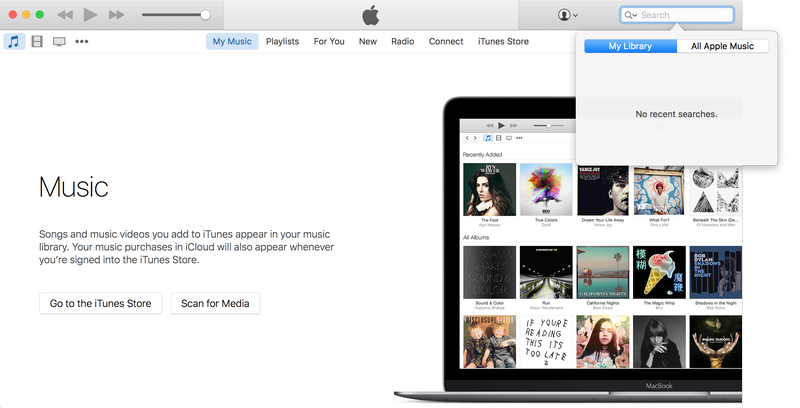 Clear Apple Music Search History On Mac 4