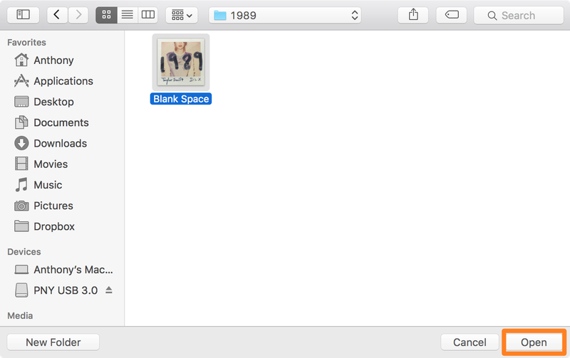 Ouvrir la piste iTunes manquante 2