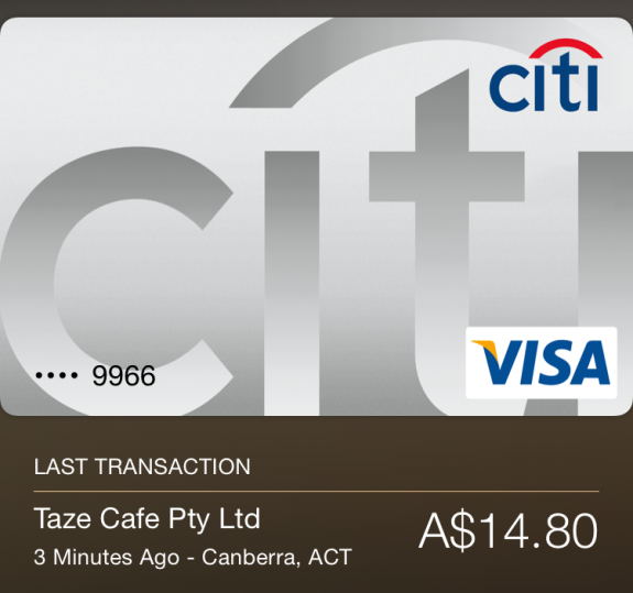 Australian Beau Giles Credit Card