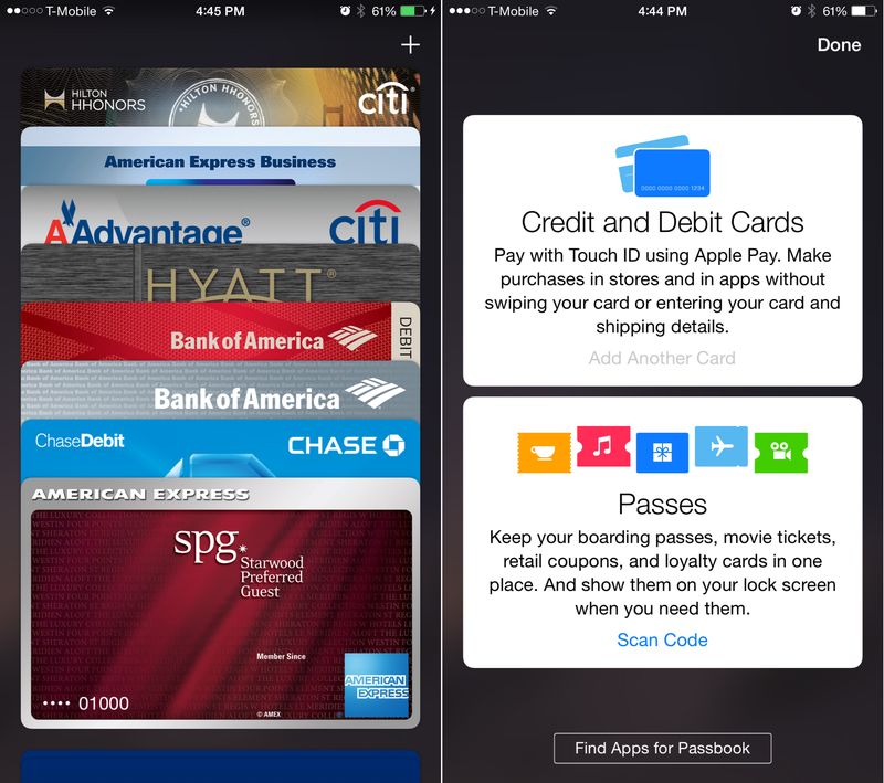 Passbook Apple Pay 8 Limit