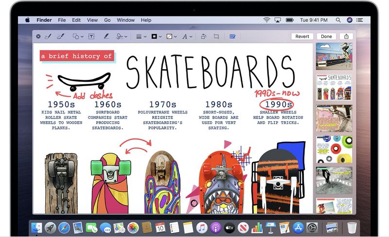 Mark up Mac documents