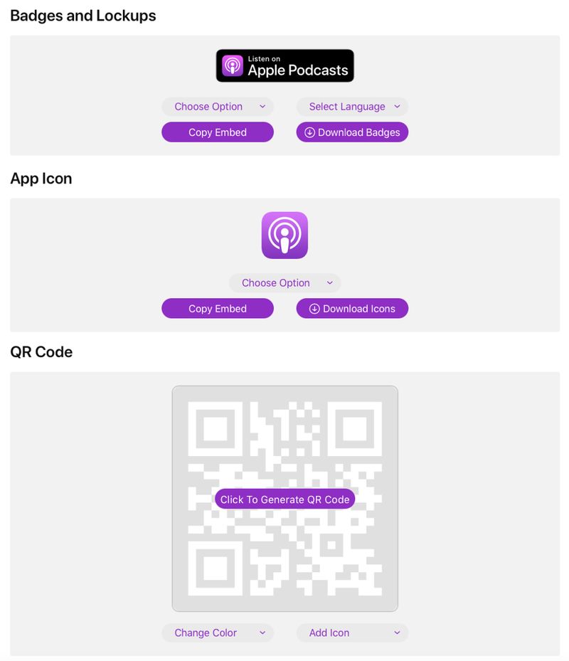Apple Podcasts Marketing Tools Options