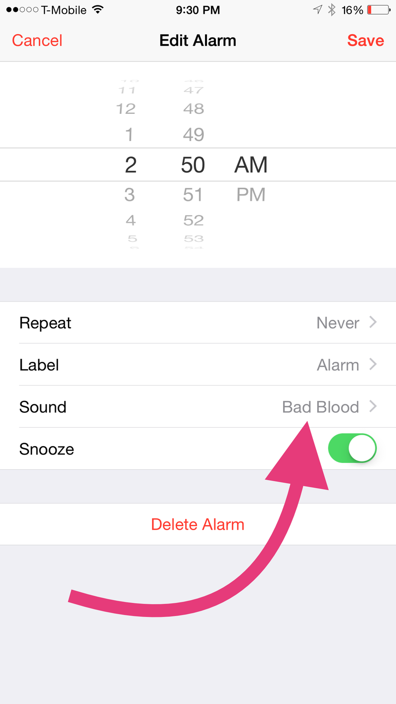 iPhone pre-order alarm