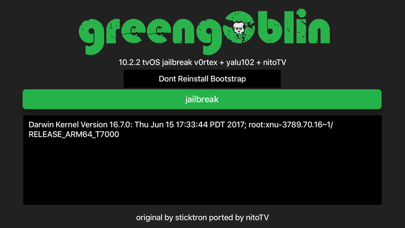 Jailbreak Apple TV with greeng0blin