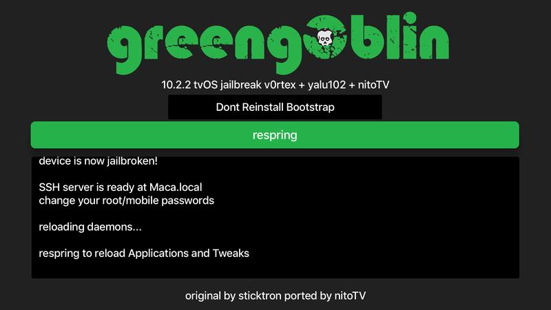 respring Apple TV