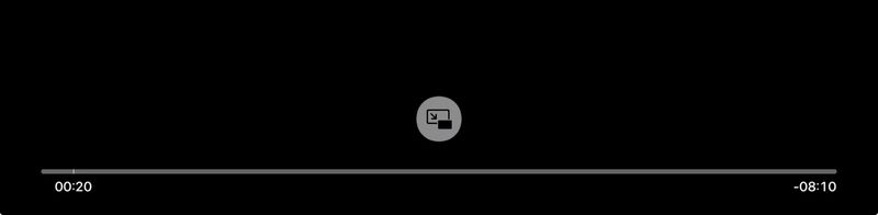 Bouton PiP Apple TV