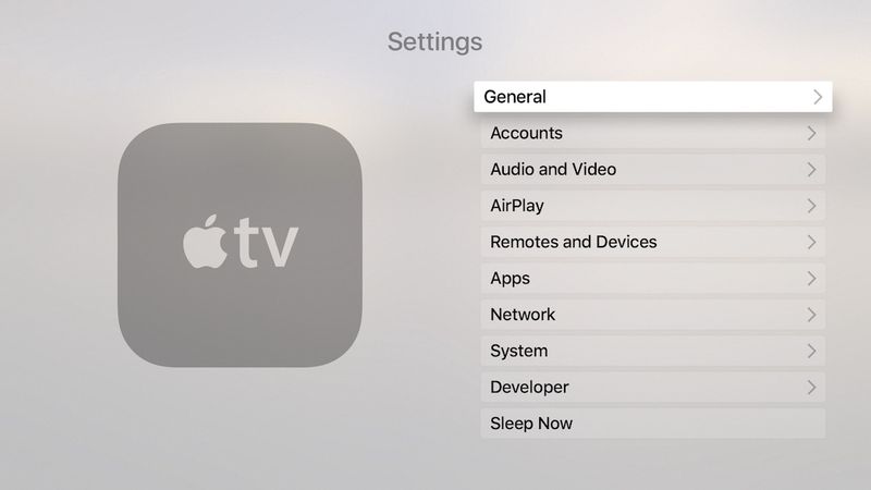 Mode démo Apple TV 1