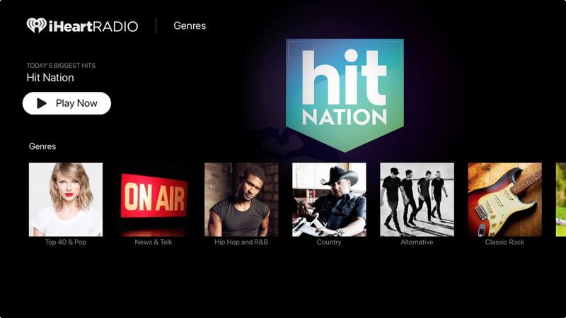 iHeartRadio sur Apple TV