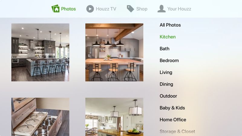 Houzz on Apple TV