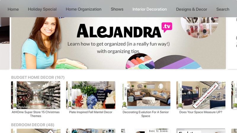 HomeChannel on Apple TV