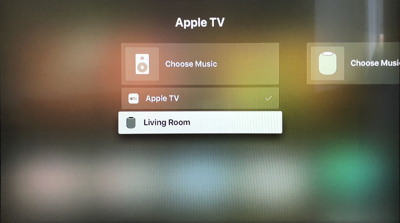 Play Apple TV sound on HomePod