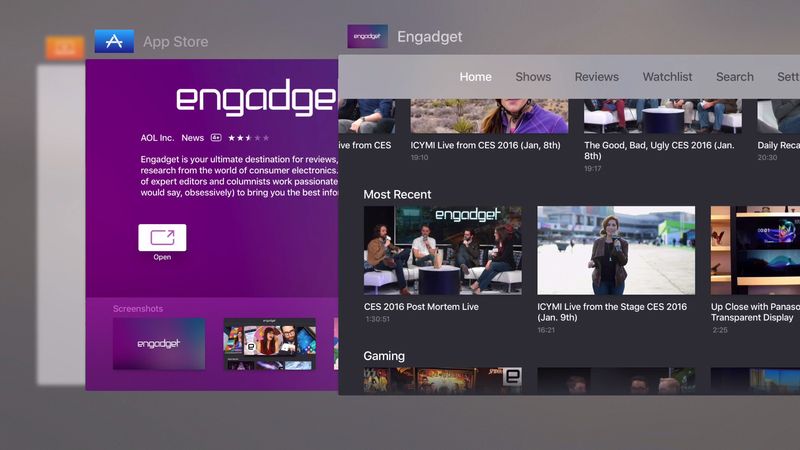 tvOS 9.2 beta 1 App Switcher 2