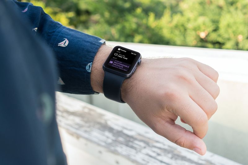 Applications Apple Watch pour la planification des étudiants