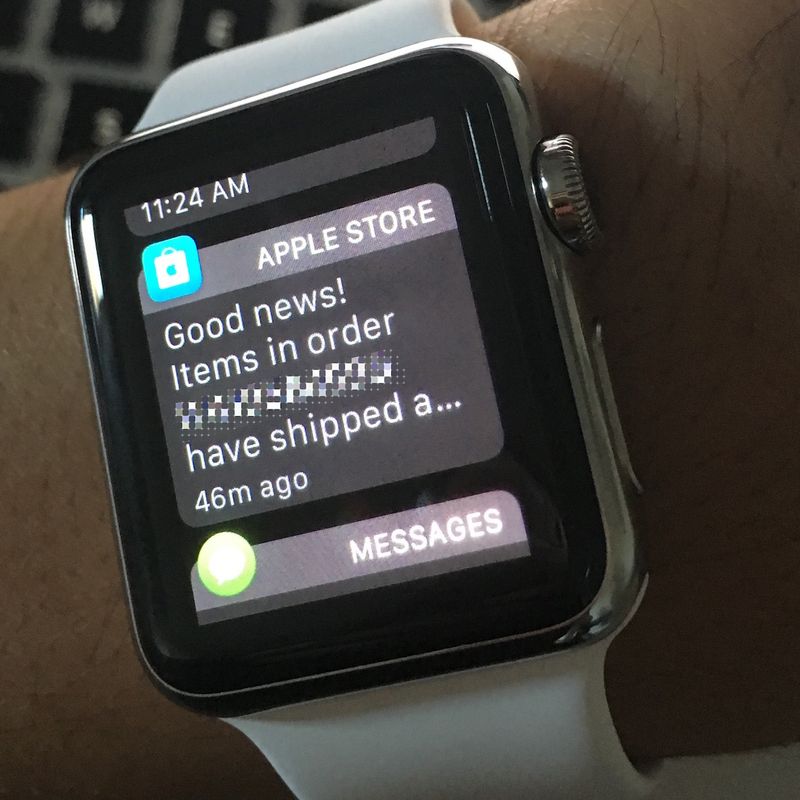 Apple TV Shipping Notice Apple Watch