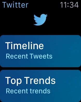 Apple Watch Twitter App