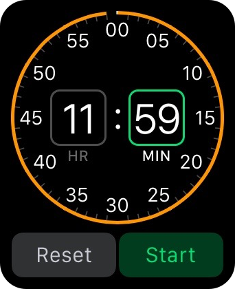 Apple Watch Timer