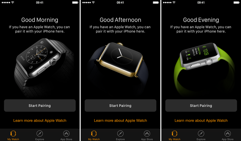 Apple Watch Greeting
