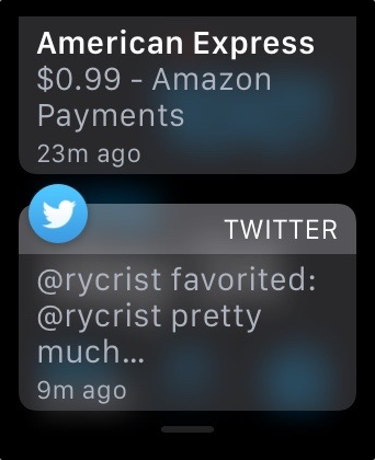 Notification Center Apple Watch