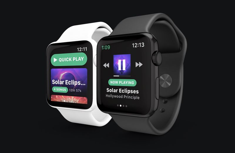 Snowy Spotify for Apple Watch