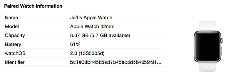 Apple Watch UDID