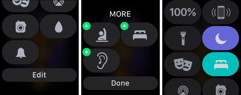 Add Sleep to the Watch Control Center