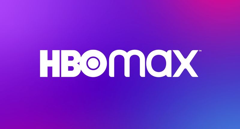 A white HBO Max logo set against a purple gradient background