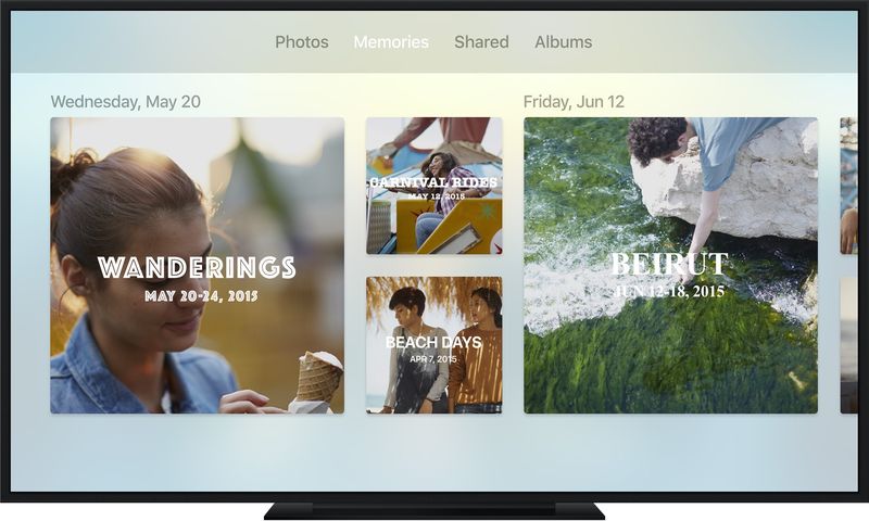 tvOS 10 Memories teaser 001