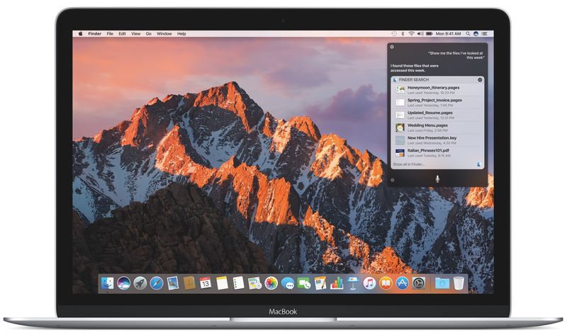 macOS Sierra desktop Notification Center Siri image 001