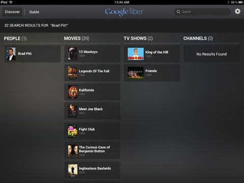 Google Fiber 1.0 for iOS (iPad screenshot 004)